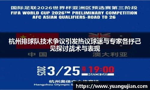 杭州排球队技术争议引发热议球迷与专家各抒己见探讨战术与表现