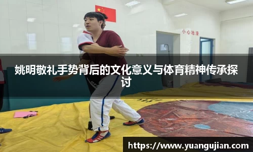 姚明敬礼手势背后的文化意义与体育精神传承探讨