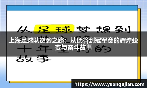 上海足球队逆袭之路：从低谷到冠军赛的辉煌蜕变与奋斗故事